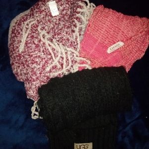 3 scarves for the money: UGG, KARAMA, and CATO